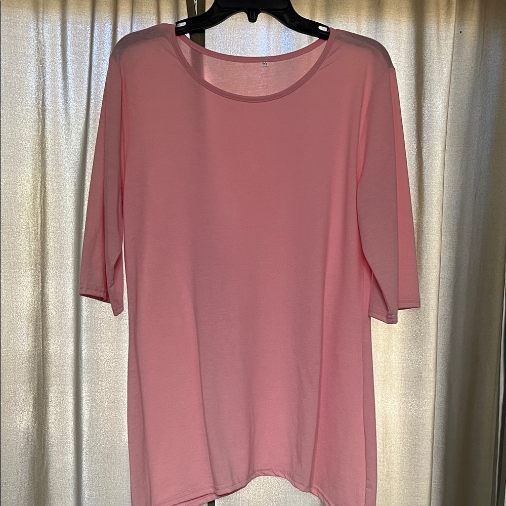 India Boutique Soft Pink Long Sleeve Top